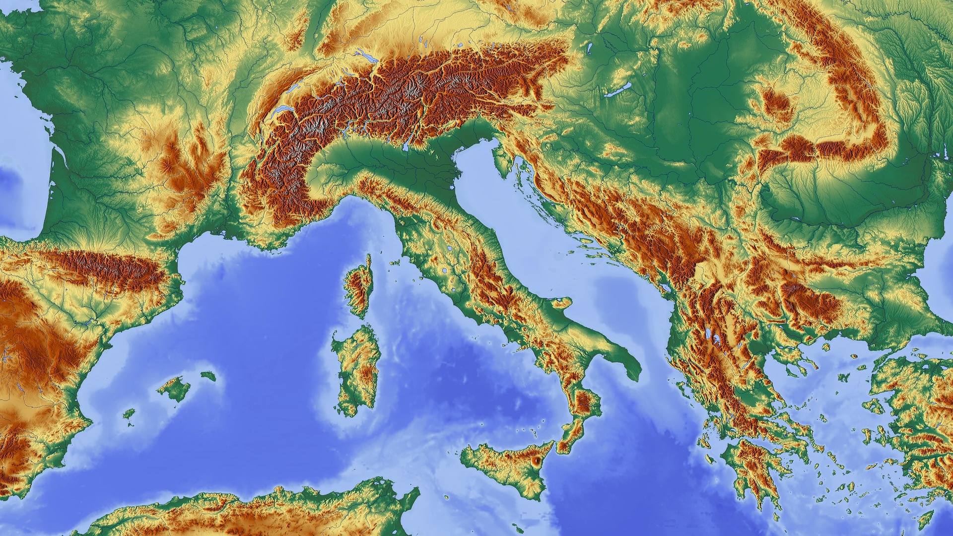 Map of Mediteranium