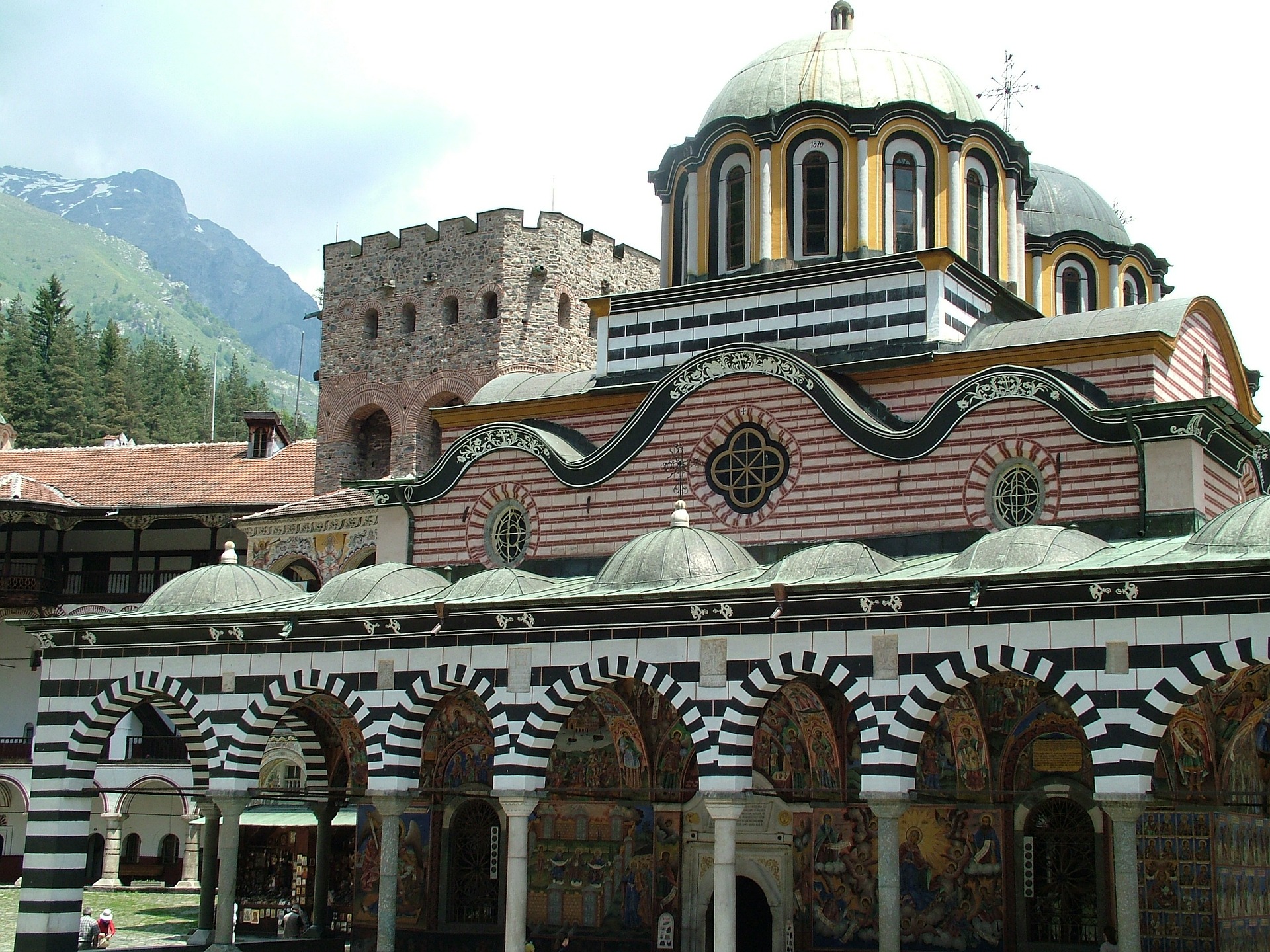 The church of Rila Monastery